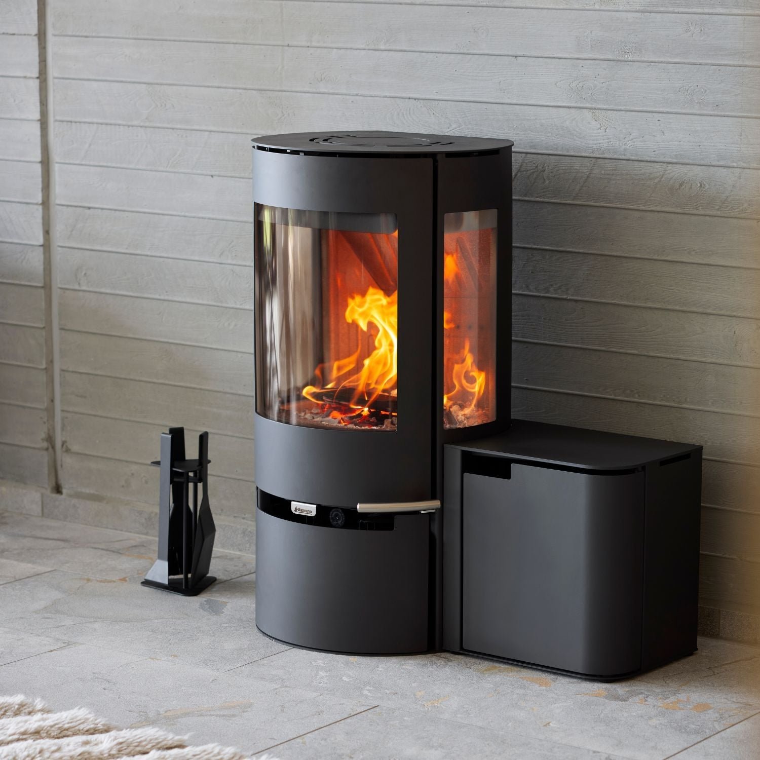 Aduro 9 Kaminofen 8 kW – Stahl Schwarz – Produktansicht 2