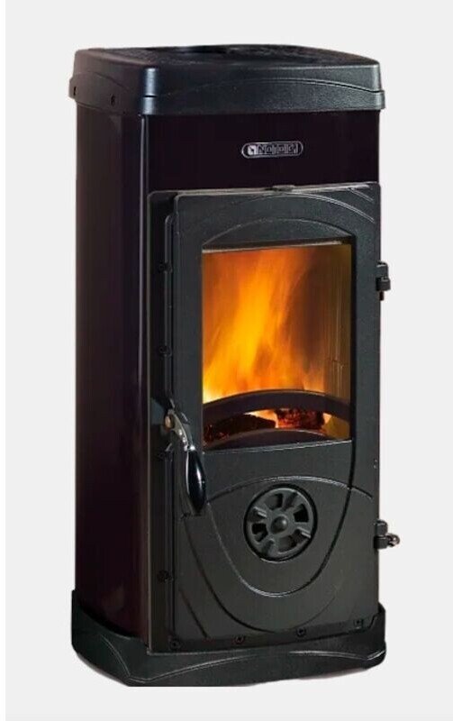 La Nordica Super Junior Lean Kaminofen 5,7 kW – Schwarz – Produktansicht 1